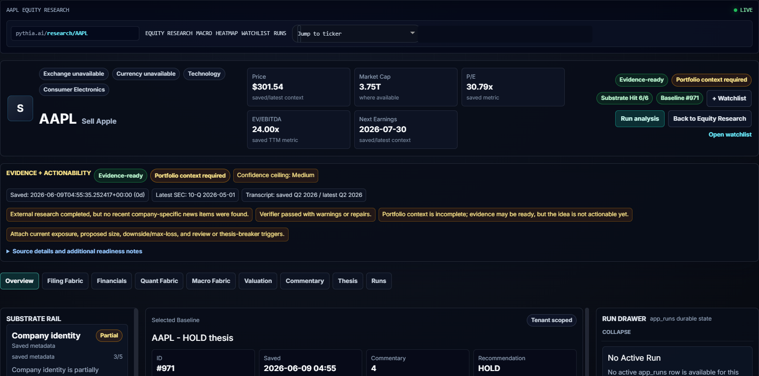 Equity Research artifact screenshot